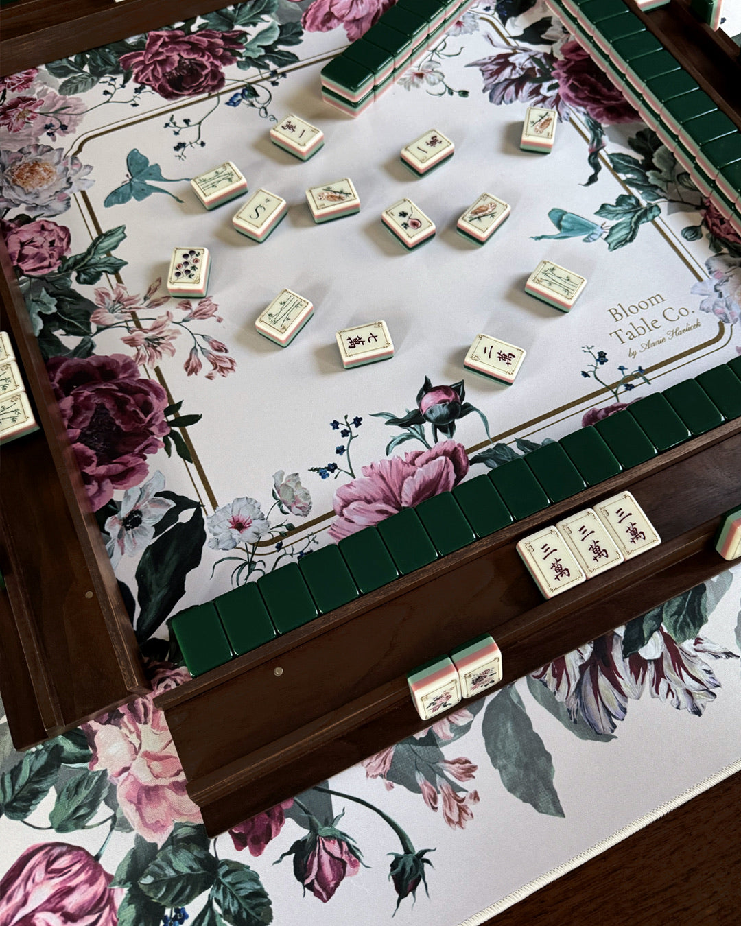 Luna Collection Floral Mat | Ivory